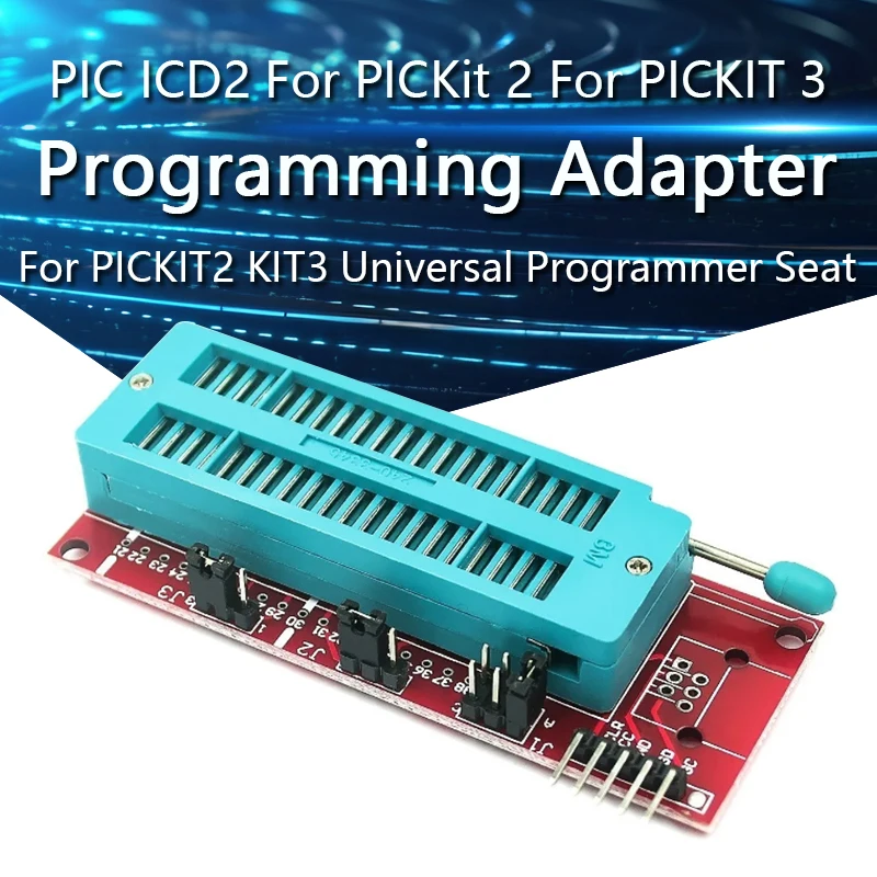 

PIC ICD2 For PICKit 2 For PICKIT 3 Programming Adapter For PICKIT2 For PICKIT3 Universal Programmer Seat