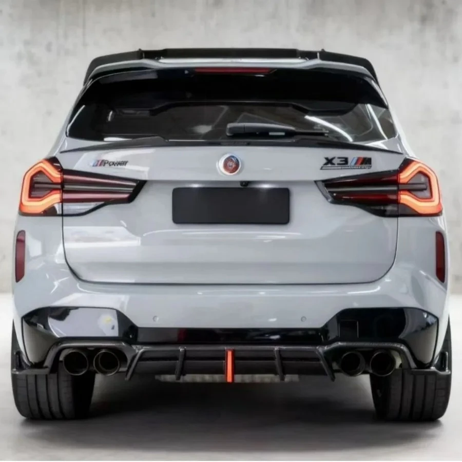 

Carbon Fiber Car Rear Bumper Diffuser Rear Splitters Spoiler Back lip shunt Diffuser body kit For 2022+ BMW X3M LCI F97