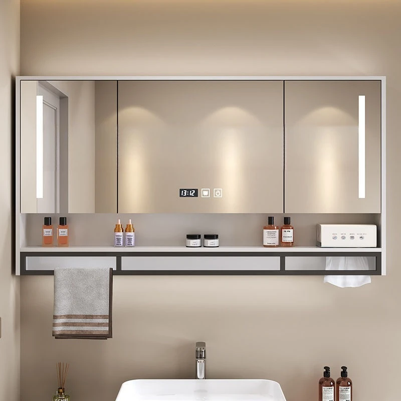 Bathroom Smart Mirror cabinet Separate wall-mounted vanity storage cabinet defogging multi-functional 욕실수납장 bathroom furniture
