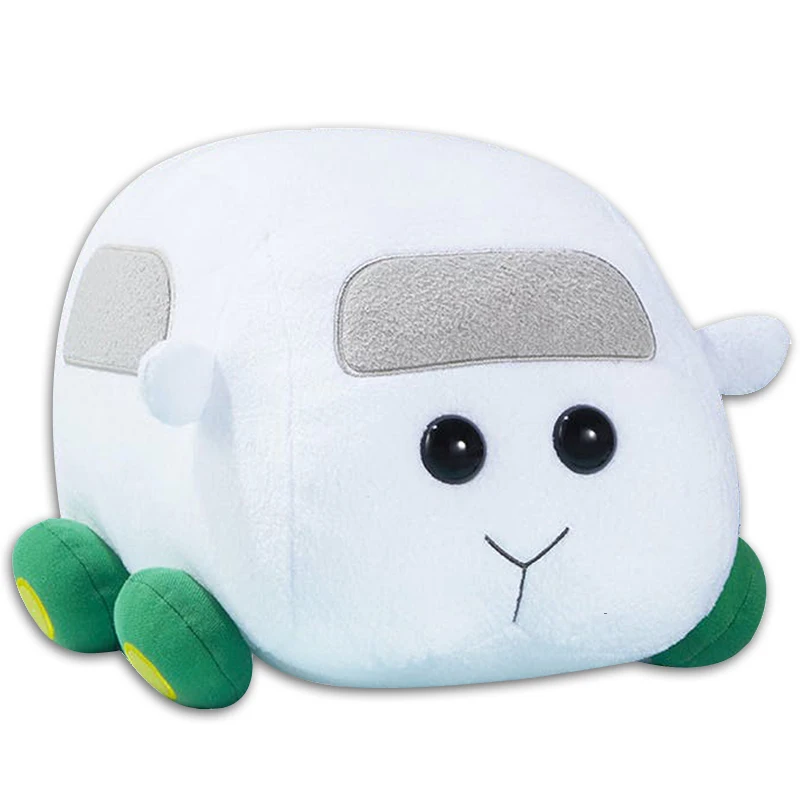 New Cute PUI PUI Molcar Shiromo Big Plush Plushes Stuffed Pillow Cushion Kids Toys Dolls Children Gifts 30*26CM