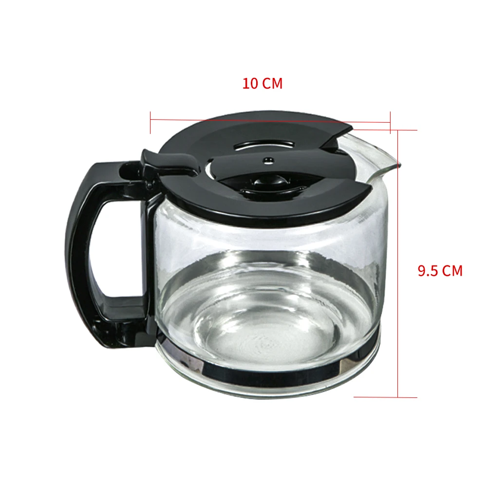 Coffee Maker Accessories Glass Pot CM6669 CM6686A American-style Coffee Machine Accessories Pot Drip Type Coffee Maker Teapot