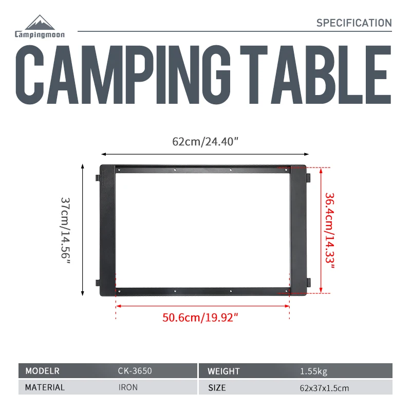 CK-3650 IGT Portable Camping Chair And Table Set Outdoor Folding BBQ Grill Table Coffee Table Outdoor Foldable Camping Rack