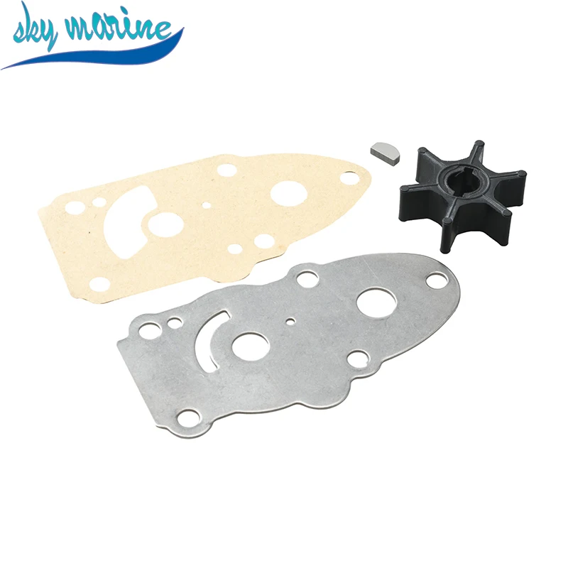 Water Pump Impeller Kit for Suzuki Outboard Parts DT6/8 HP 6 8 9.9 15 HP 17400-98551 18-3259