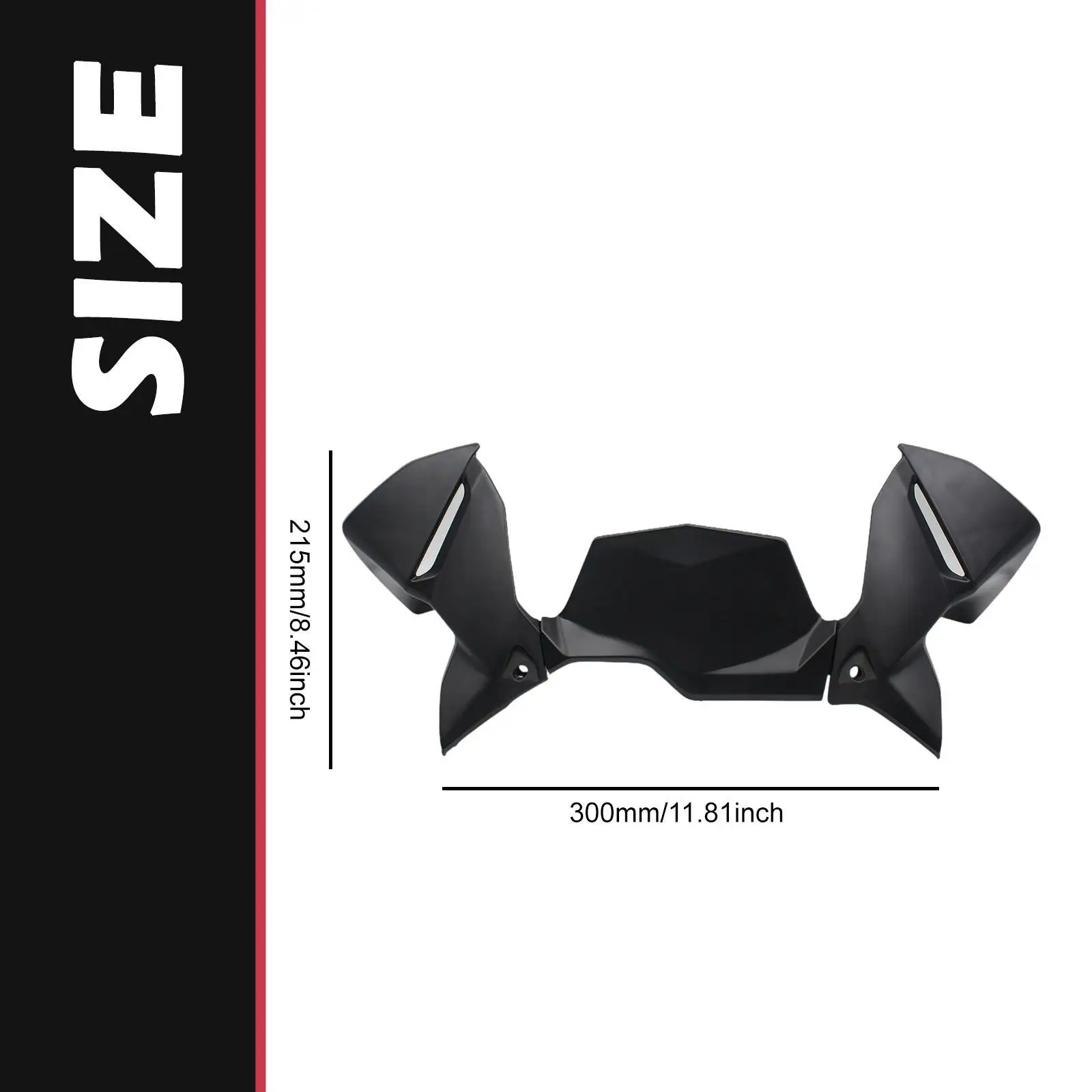 Professional Side Panel Fairing Cover Premium PP Material Functional Guard Plate Replacement for Motorcycles