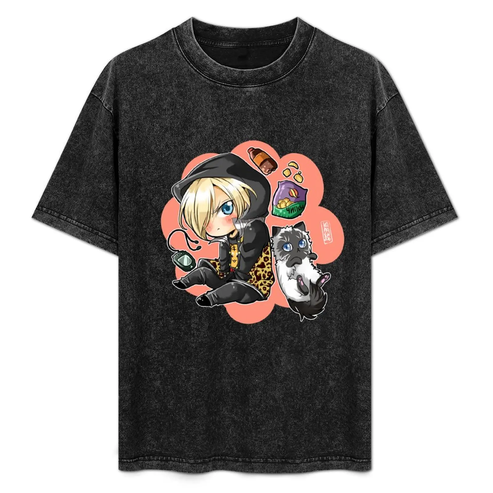 

Футболка Yuri Plisetsky, универсальная базовая модель с коротким рукавом