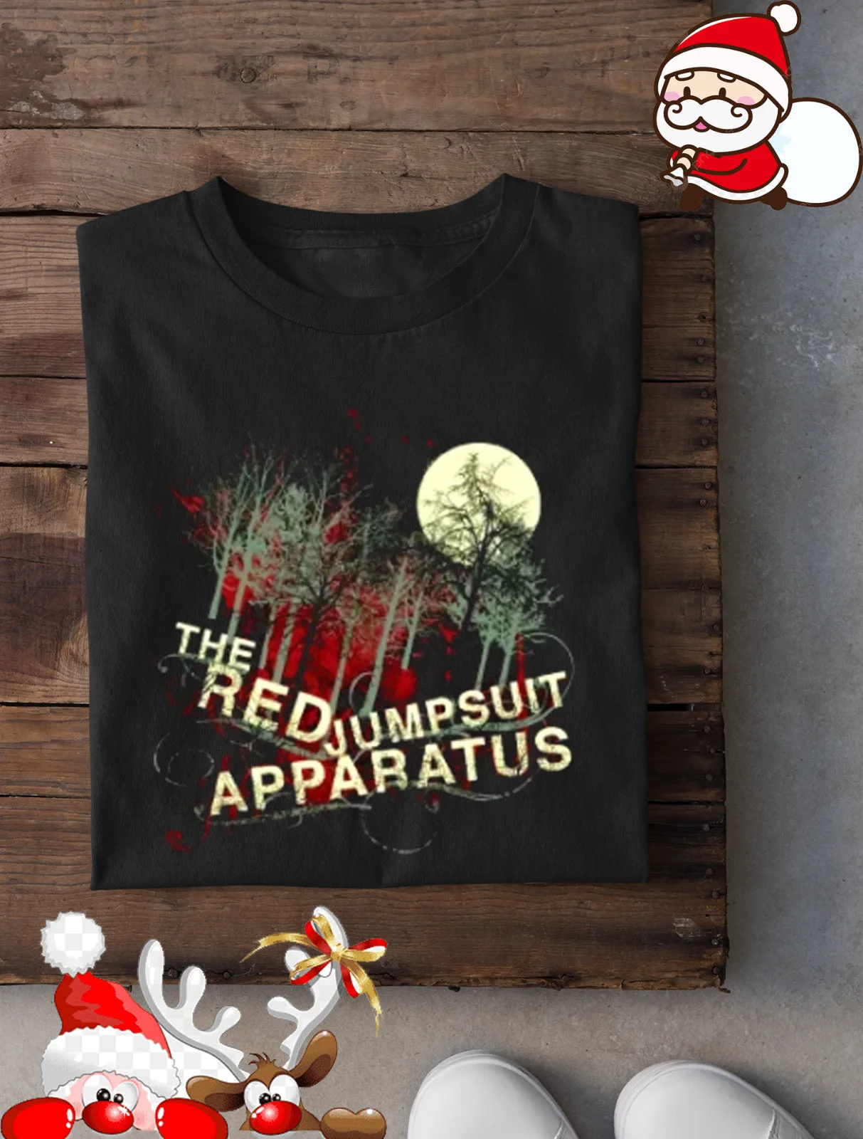 Trend The Red Jumpsuit Apparatus Band Black Cotton Shirt PP1535