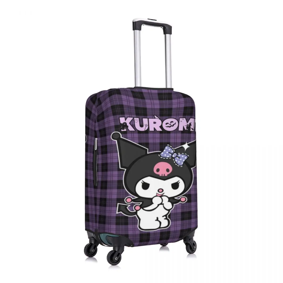 Capa protetora de mala de moda personalizada Kuromi Cartoon para 18-32 polegadas