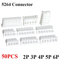 50PCS Micro Mini 5264 Female Housing Connector 2P 3P 4P 5P 6P 2.5mm Plastic Shell