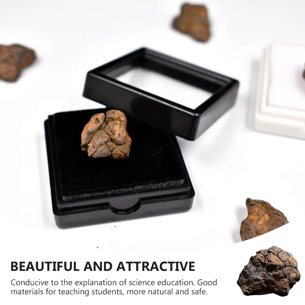 

1pcs Creative Lithosiderite Sample Meteorite Specimen Science Education Teaching Material Desktop Ornament Educational Plaything
