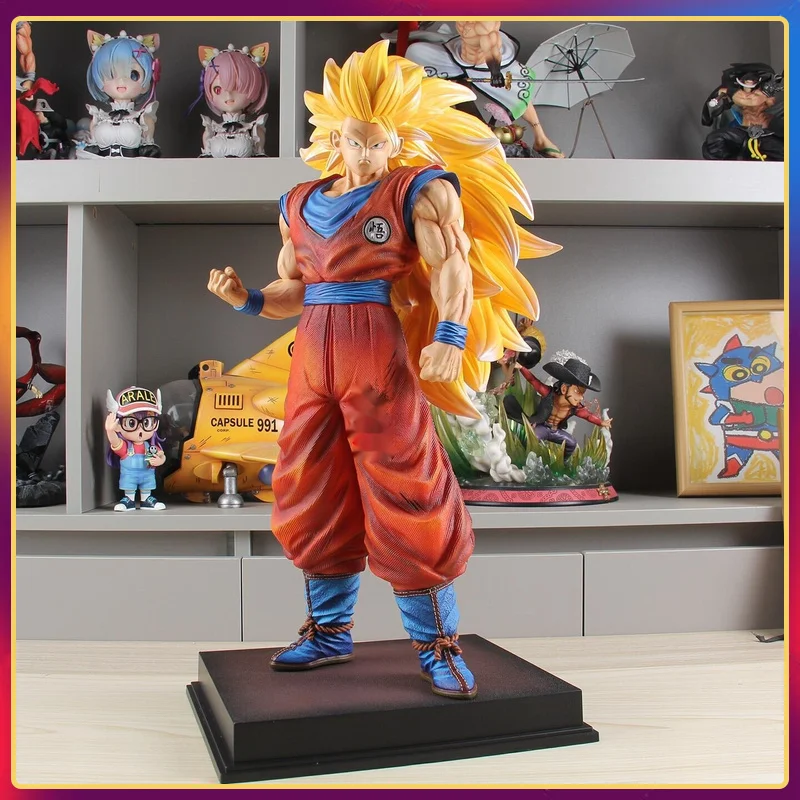 54 cm Super Saiyan Son Goku Dragon Ball Anime Action Figure PVC Model Standbeeld Collectie Speelgoed voor Kinderen Geschikt Kerstcadeaus