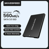 MOVESPEED 560MB/s SATA 3.0 SSD Internal Solid State Drive TLC Chip 2.5\