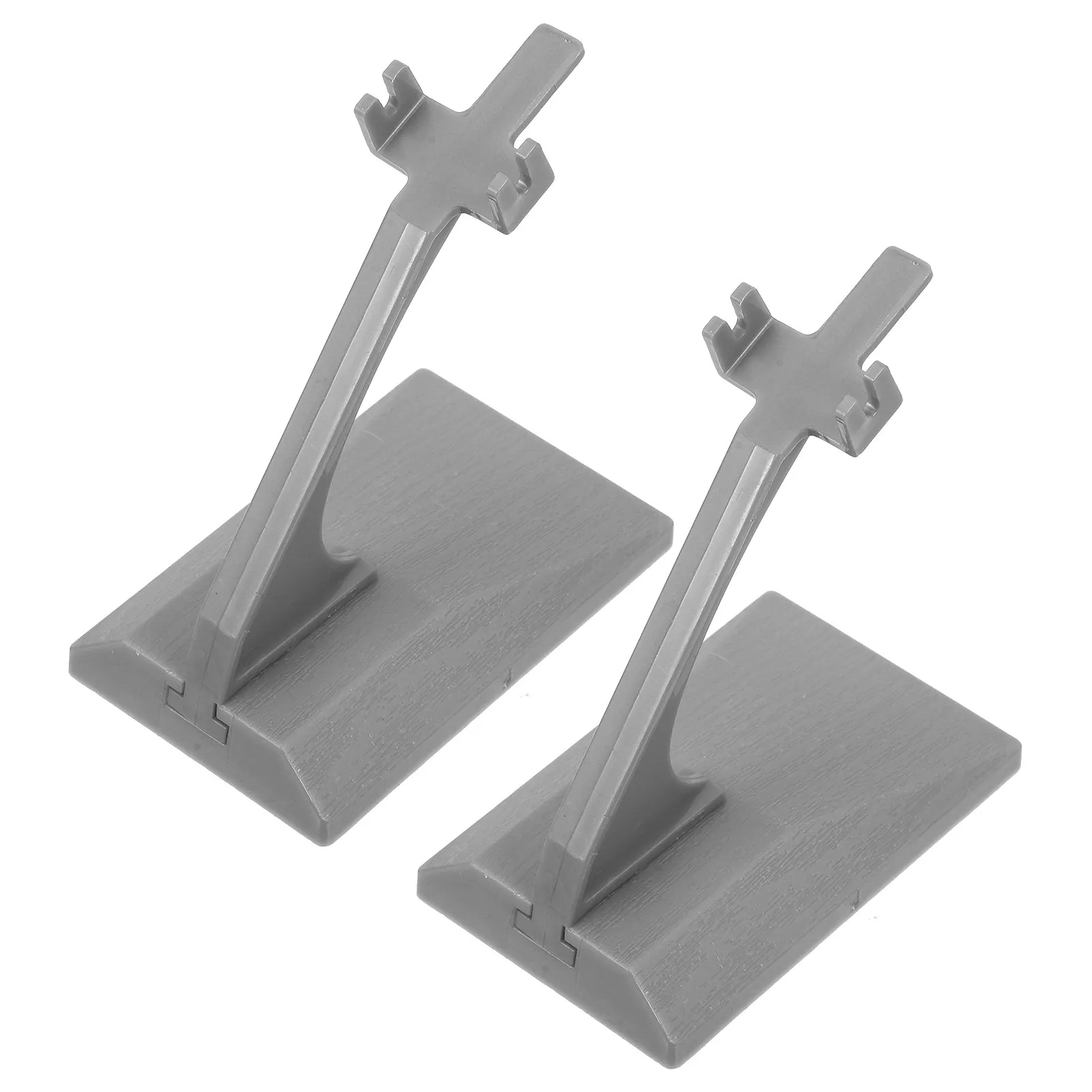 2 Pcs Aircraft Figure Display Stand Airplane Decor Storage Easel Rack Decors Stands