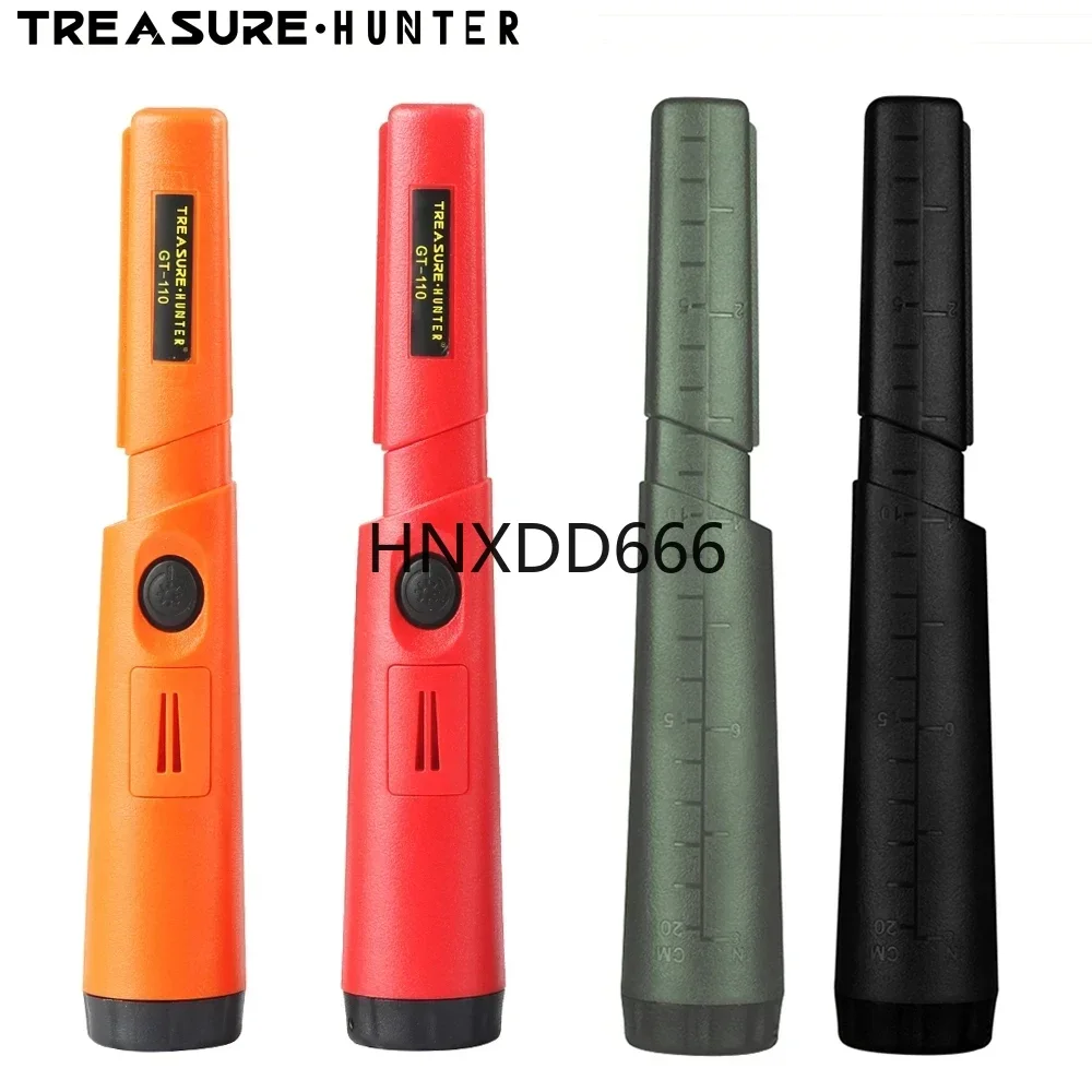 Treasure Hunter GT110 Handheld Metal Detector Pinpointer Pointer Probe Anti-scratch Metal Pinpointing Waterproof 360 Degree Scan