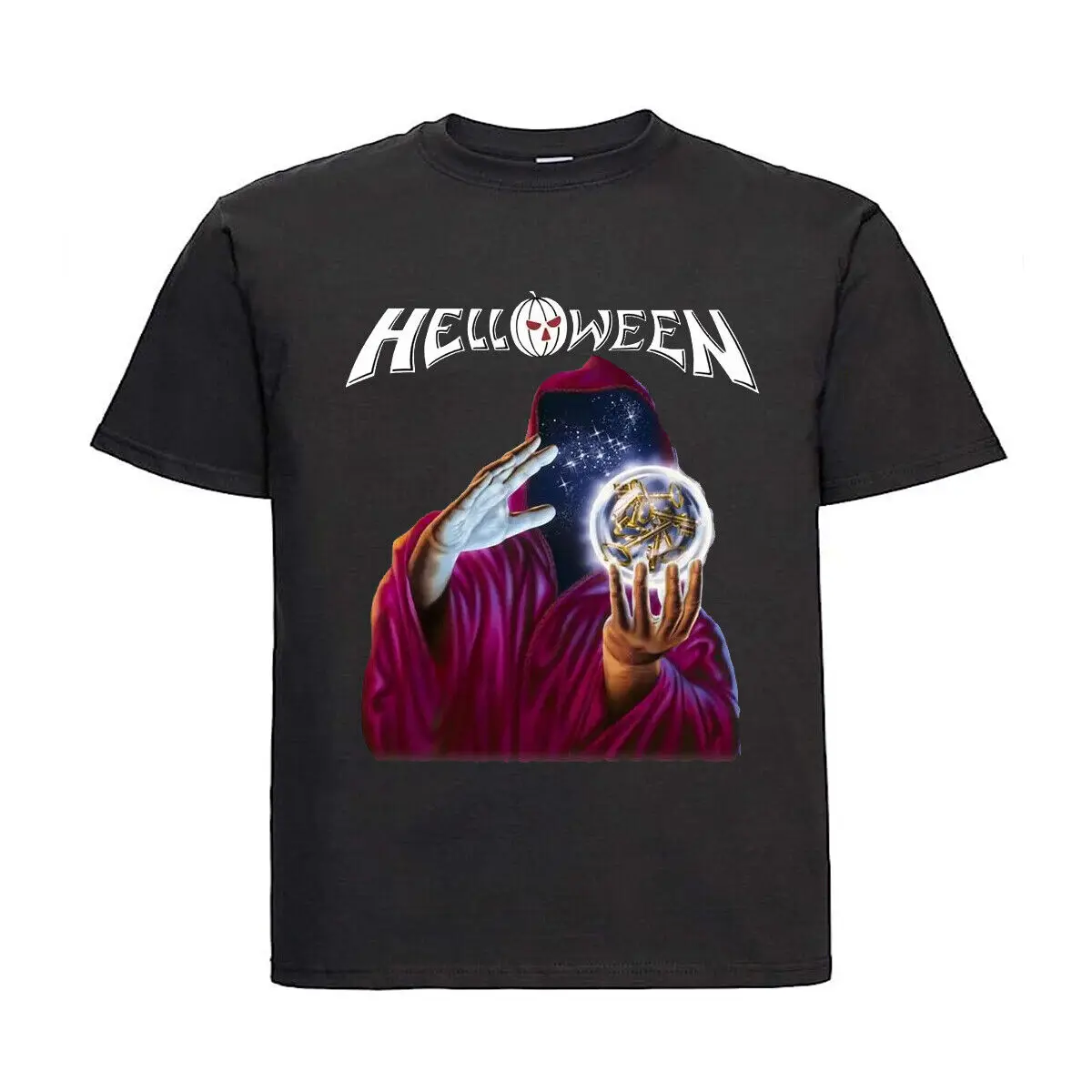 Helloween Keeper Of The Seven Keys Grey T Shirt New Official