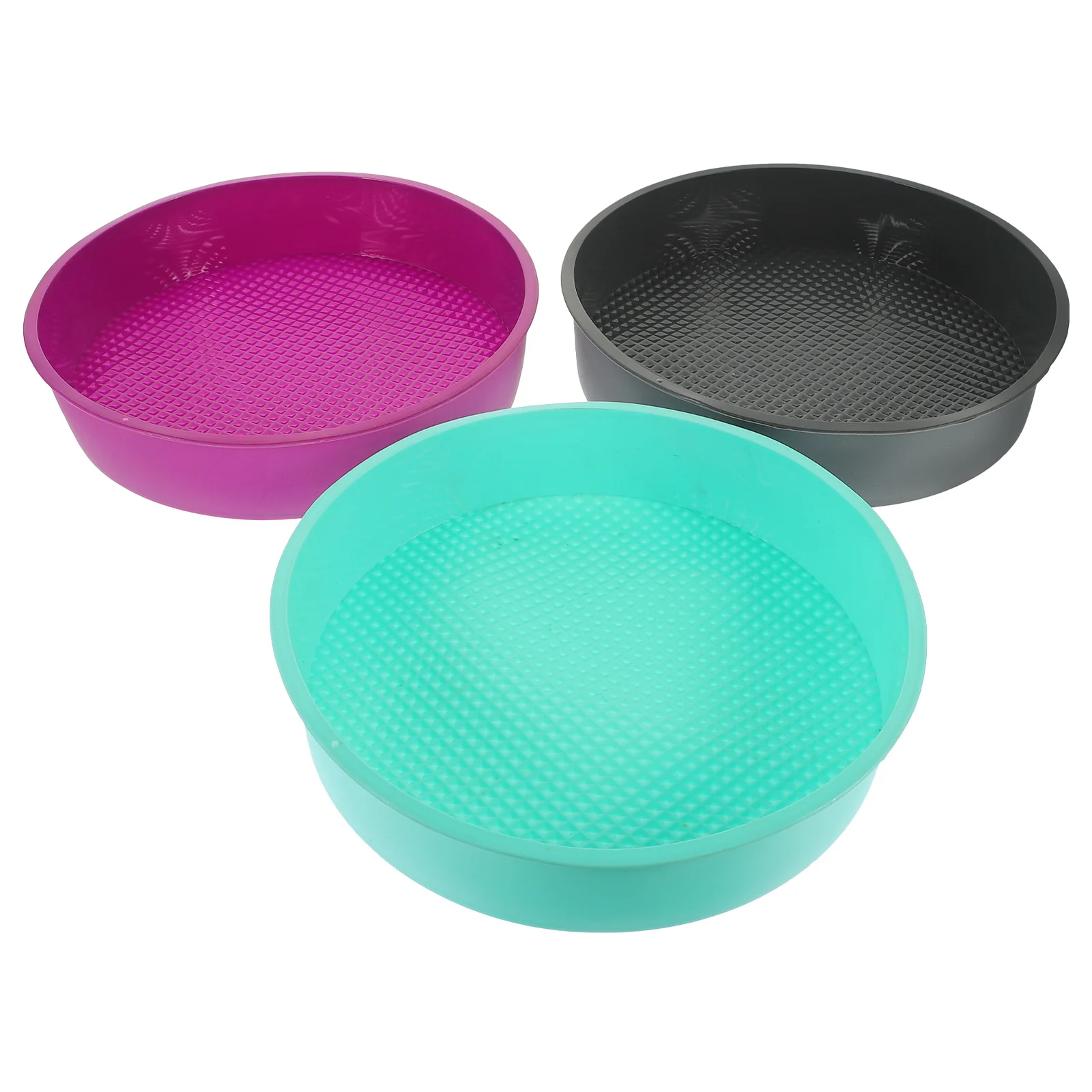

Nonstick Silicone Cake Mold Round 9 Inch Heat Resistant Oven Safe for Bread Brownies Mousse Cake Baking Sheet Baking Sheet