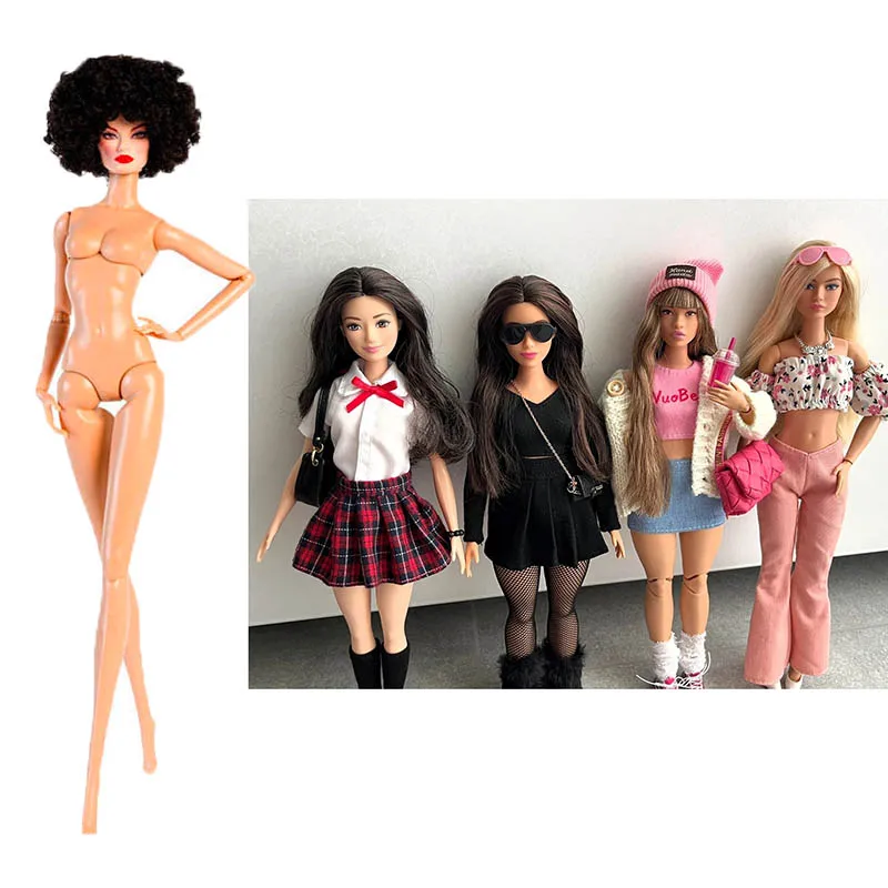 

32cm Second Generation Supermodel Nude Doll 1/6 BJD Joint Movable Healthy Skin American Elegant DIY Makeup Doll Toys Gift