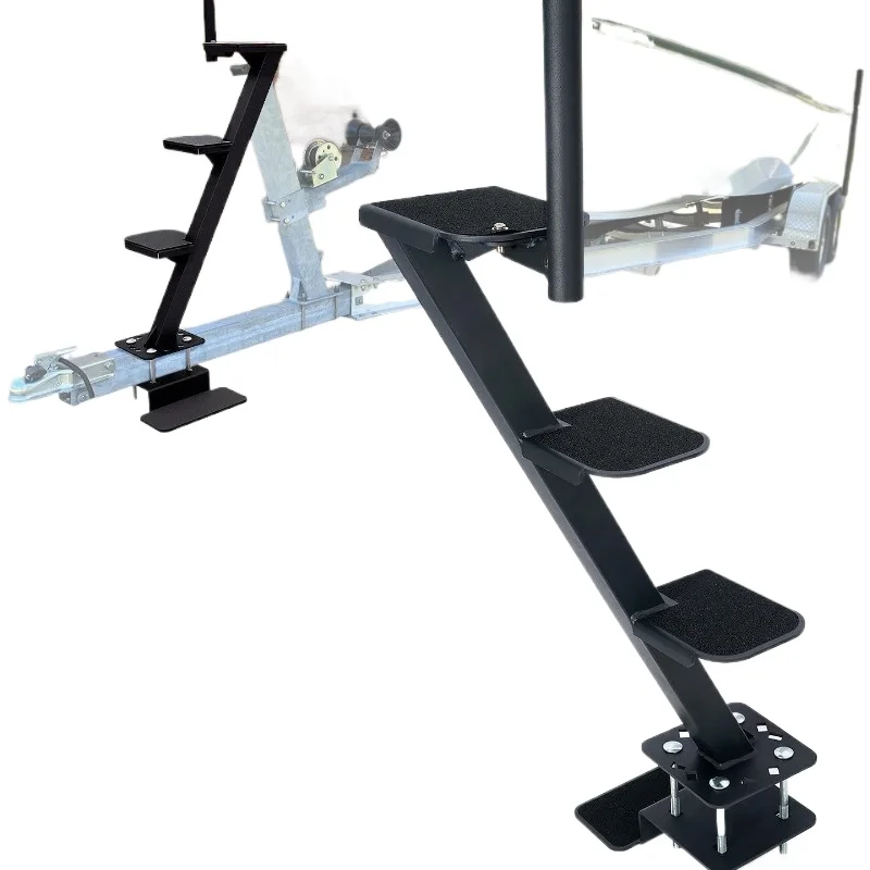 For Heavy Marine Trailer Pedals with Handles, Non-Slip Surface