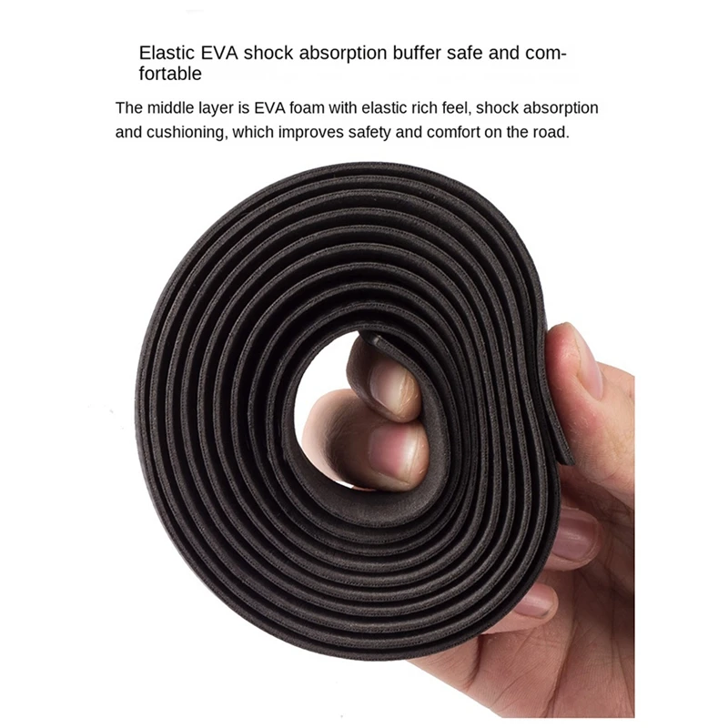 RISE-nastro per manubrio per bicicletta nastro per barra avvolto con assorbimento degli urti antiscivolo nastro per bicicletta da strada ad alta tenacità morbido e traspirante