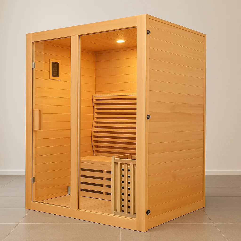 

STLFDouble Solid Wood Wet Steam Sauna Room Is Suitable for Beauty Salons and Rehabilitation Clinics