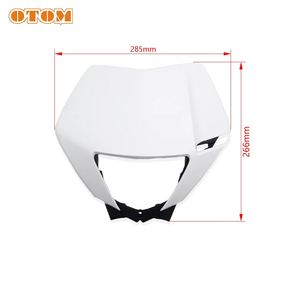 OTOM Motorcycle Headlight Headlamp Shroud Electric Dirt Bike Head Light Mask Cover Fairing For KTM Freeride E-SM 2016 E-XC 15-18