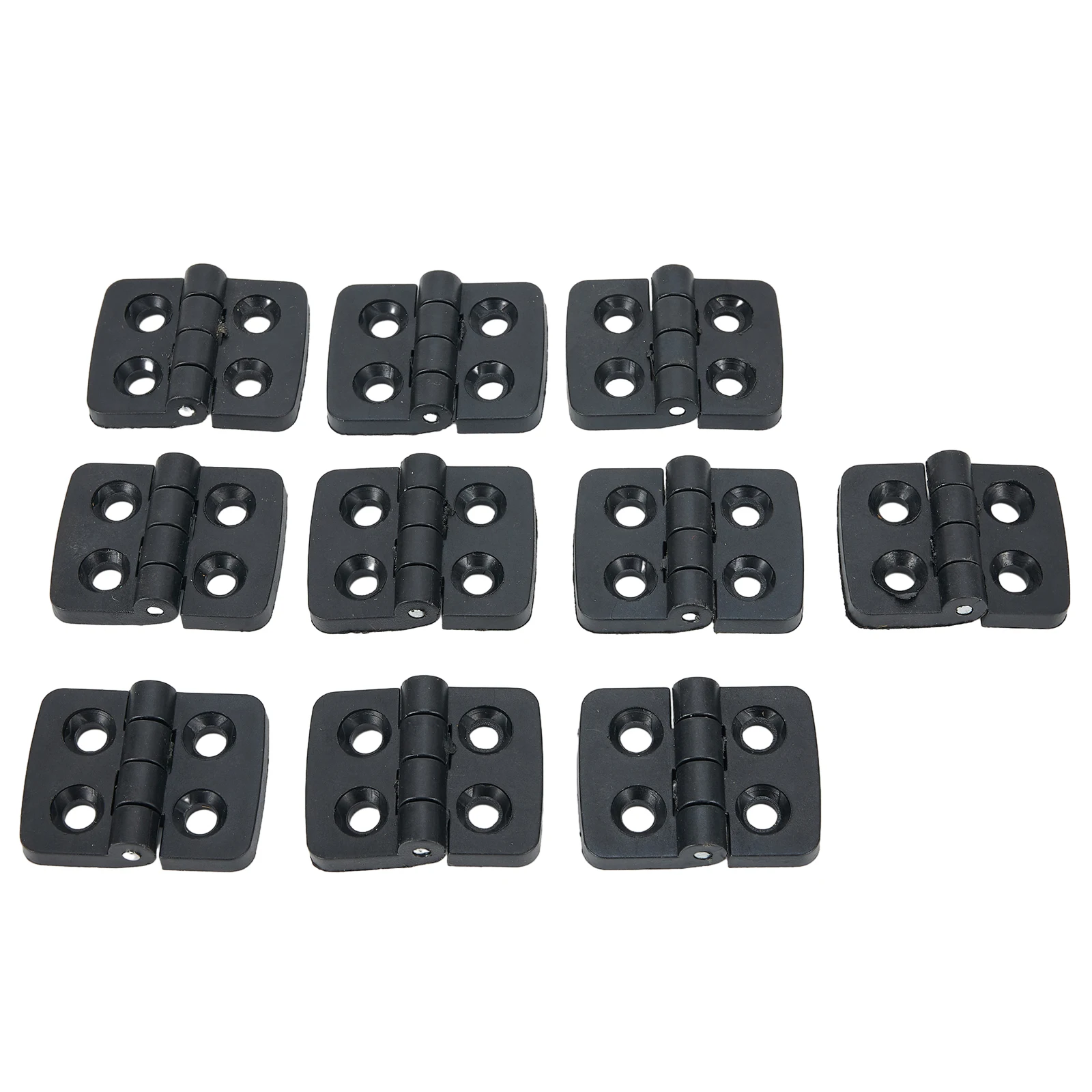 

10Pcs Door Hinges Plastics Black Door Bearing Butt Cabinet ABS Hinge Home Furniture Hardware Door Hardware