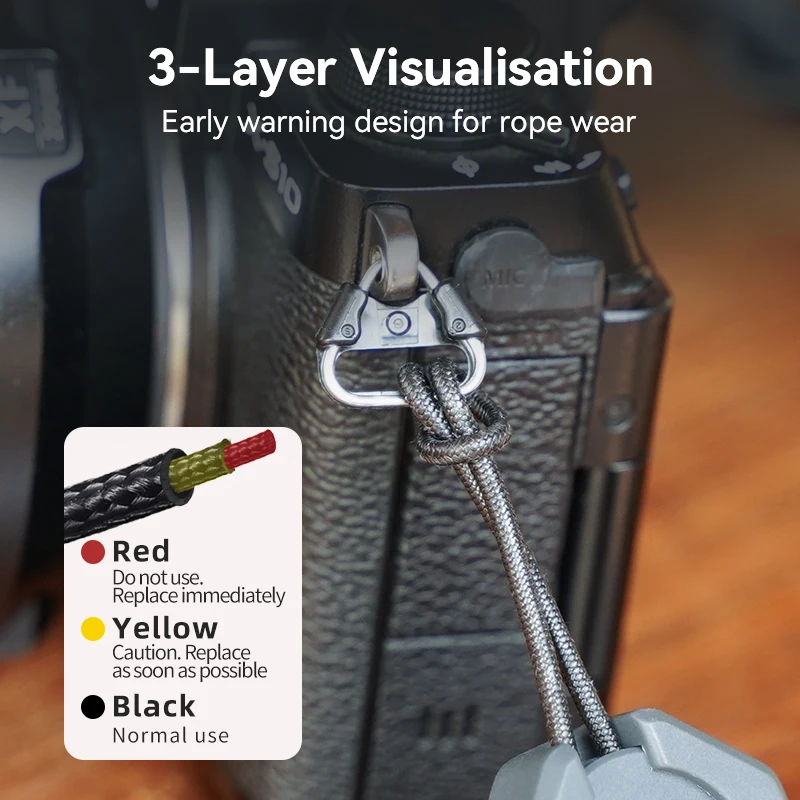 XILETU สายคล้องไหล่กล้องแม่เหล็กน้ําหนักเบาพร้อม Quick Release - สายคล้องคอปรับได้สําหรับกล้อง Canon Sony DSLR