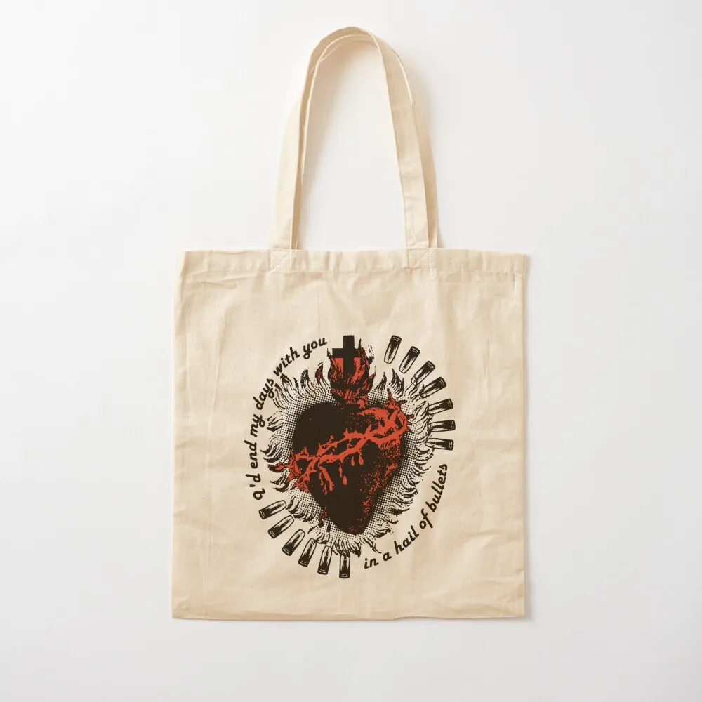 Demolition Heart Tote Bag tote bag canvas shopper bag women canvas Women bags Women's