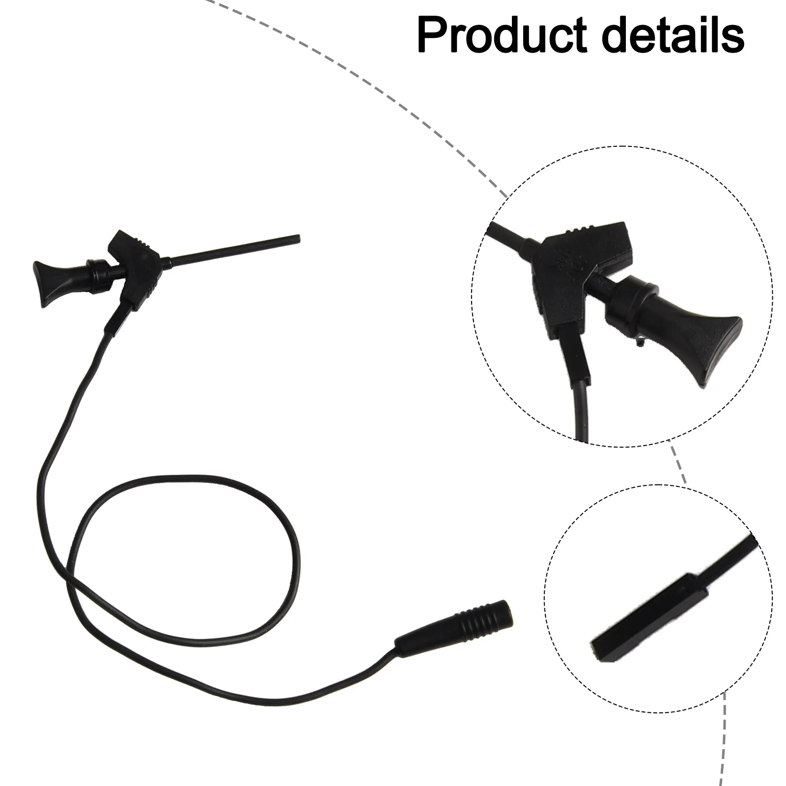 2PCS มัลติมิเตอร์ Test Hook คลิป Mini IC Hook Test Hook คลิปพร้อม 2 มม.ซ็อกเก็ตทดสอบเครื่องมืออุปกรณ์เสริม