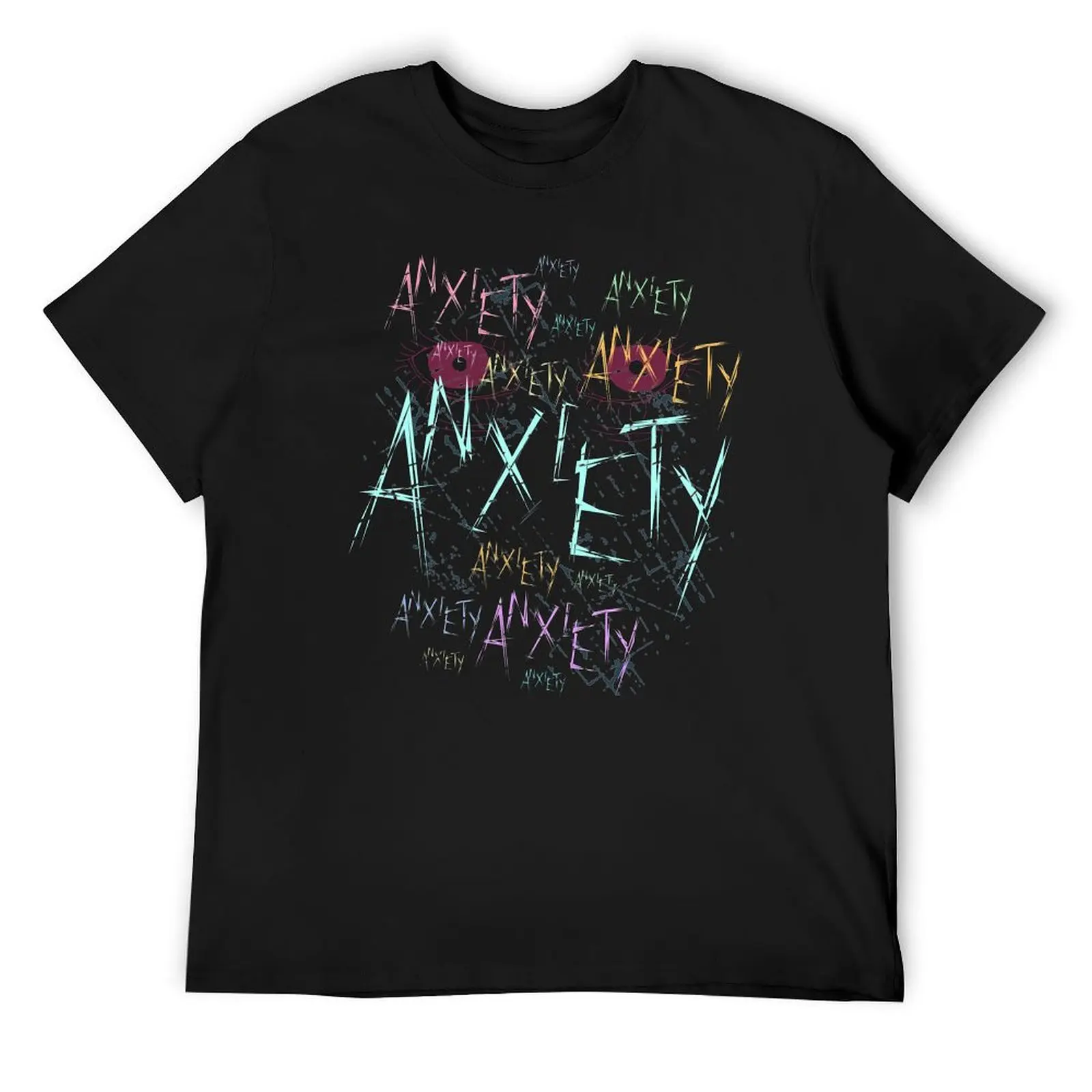 anxiety anxiety ANXIETY T-Shirt blue archive boys animal print shirts men