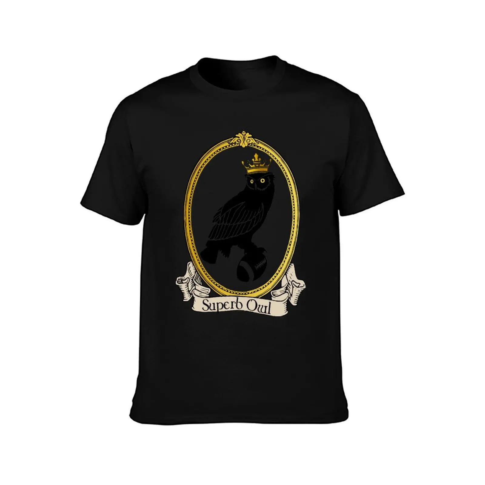 Superb Owl Party T-Shirt Modern Print Casual T-Shirt