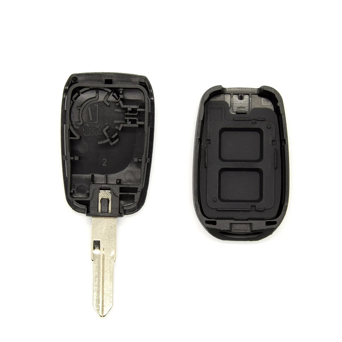 BEST KEY 2 button Car Remote key Shell Case For Renault Duster Kwid Sandero Logan 2013 - 2018 Auto Key With VAC102 Blade