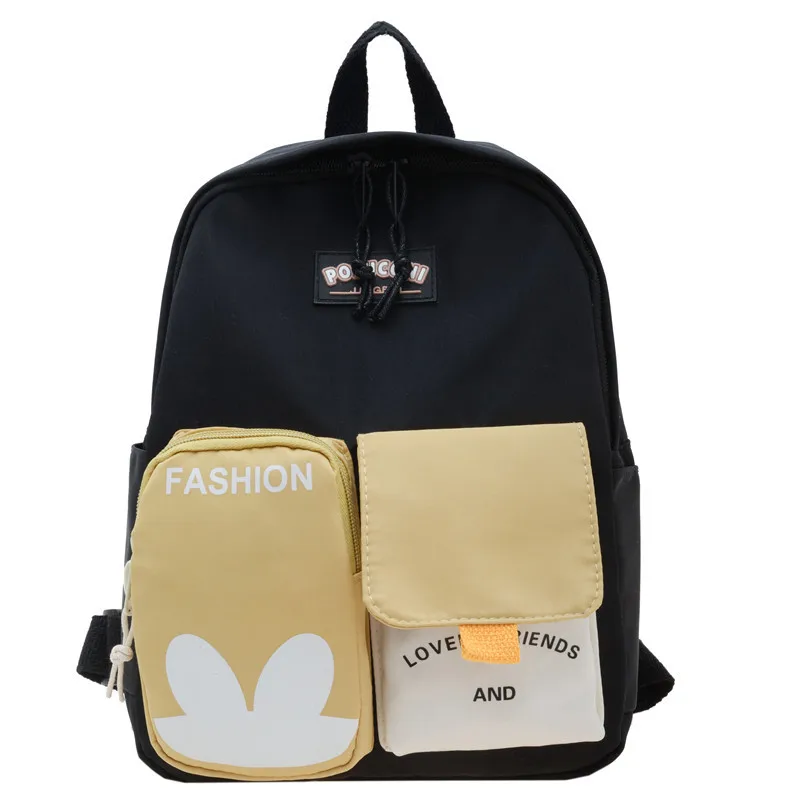 Mochila escolar Harajuku para niños, de gran capacidad mochila escolar, bonita, a la moda, novedad