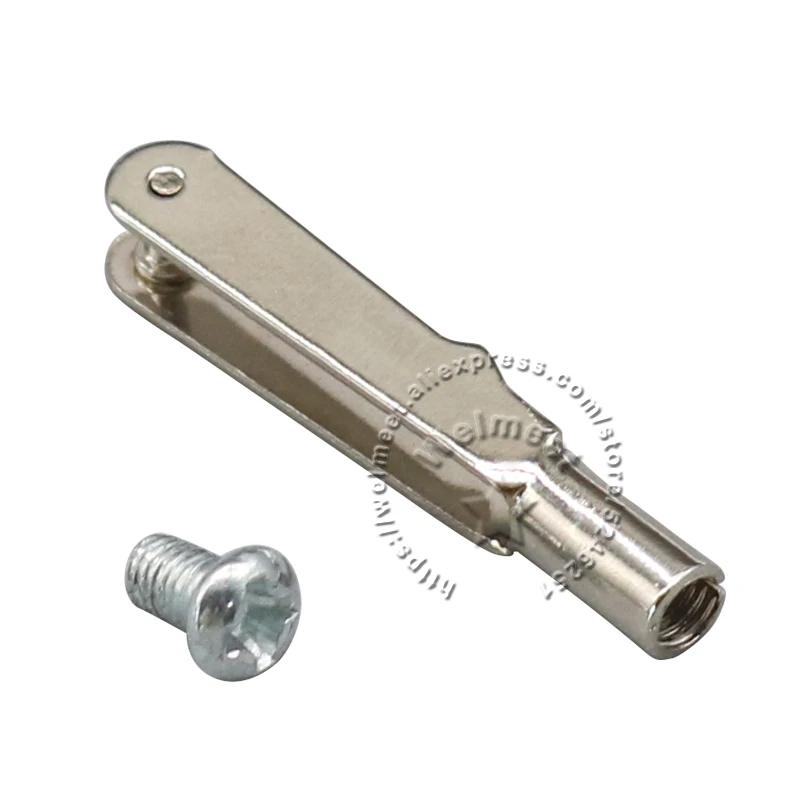 2x M2/M3 Metal Clevis Push-Pull Rod Coupler Connector for RC Aircraft Servo Horn Fixed Wing Parts