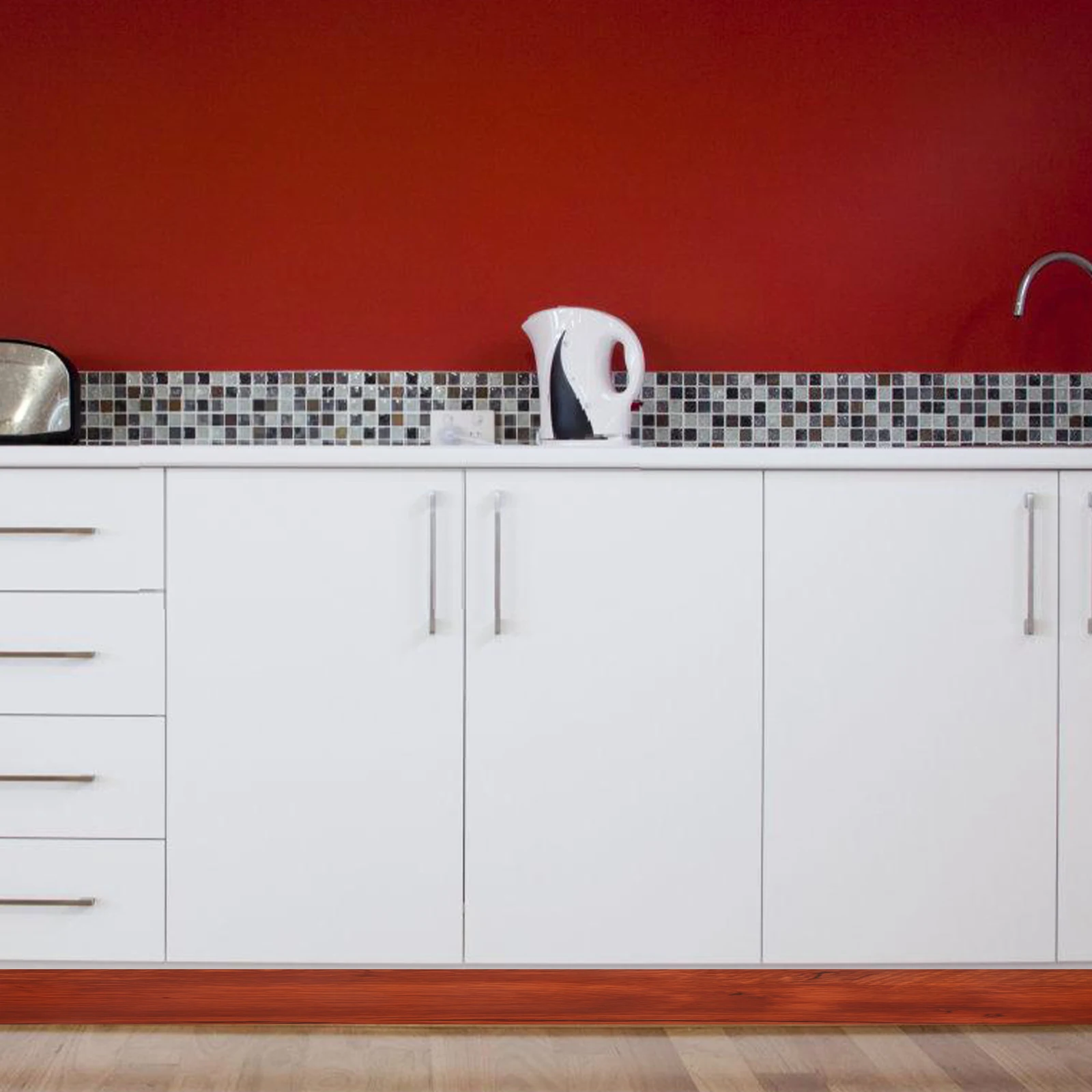 

1 Roll Wood Texture Tape Self-Adhesive Wood Repair Tape Furniture Walls Floors Bathroom Mirror Borders Borders for Bathroom