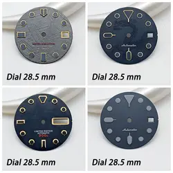 NH35 Dial 28.5mm Dial Suitable For NH35 NH36 4R 6R Movement Suitable For Skx007 Turtle Canned Watch Case High Quality Dial