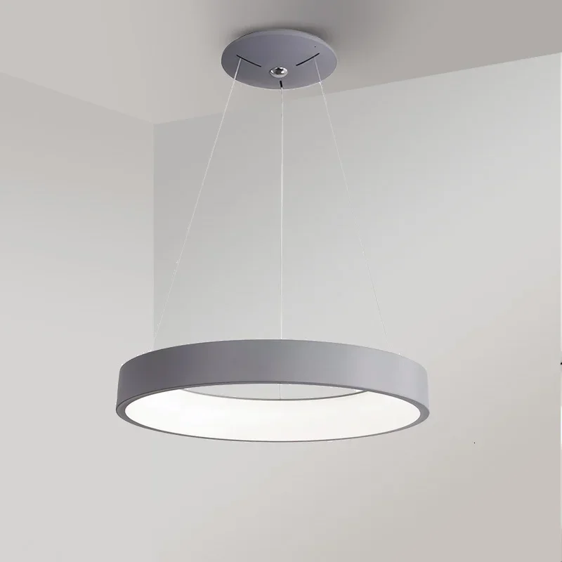 Modern Chandeliers LED Circle Pendant Lights Home Decor Bedroom Hanging Lamp Dining Room Nordic Lustre Suspension Luminaria