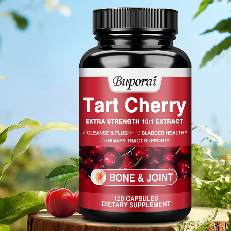 Tart Cherry - Premium Uric Acid Cleanse for Joint & Muscle Health Food