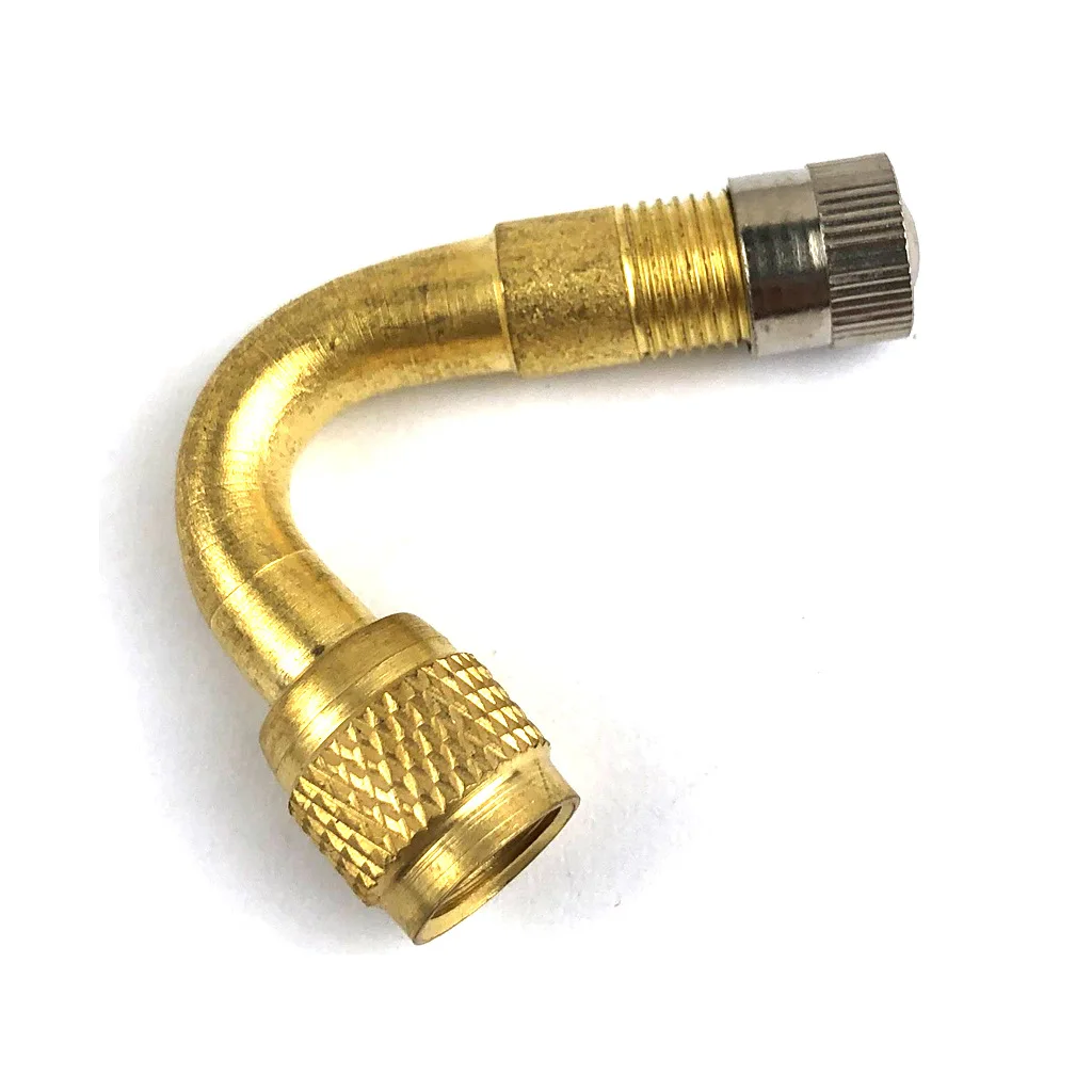 1 Pcs 45/90/135 Degree Angle Brass Air Tyre Valve Stem with Extension Adapter for Car Truck Motorcycle Cycling Accessories