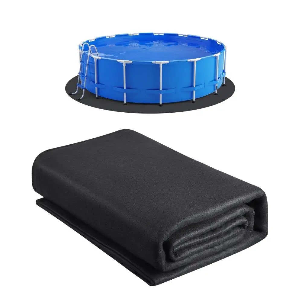 

18ft Round Pool Liner Pad for Ground Pool Prevents Punctures Pool Mat