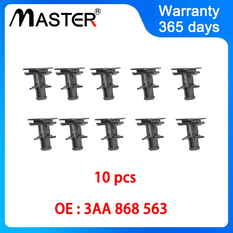

Car Door Trim Panel Card Clips Rivets Fasteners 3AA868563 For VW Volkswagen Passat B7 3AA 868 563