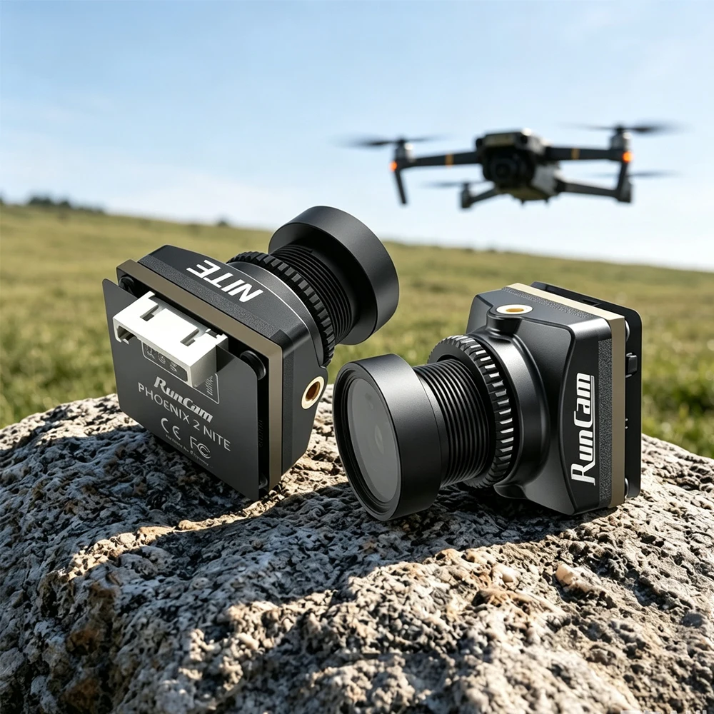 RunCam Phoenix 2 Phoenix2 Nite 1500TVL 16:9 PAL/NTSC Starlight Analog Night Vision FPV Camera For RC Drone DIY