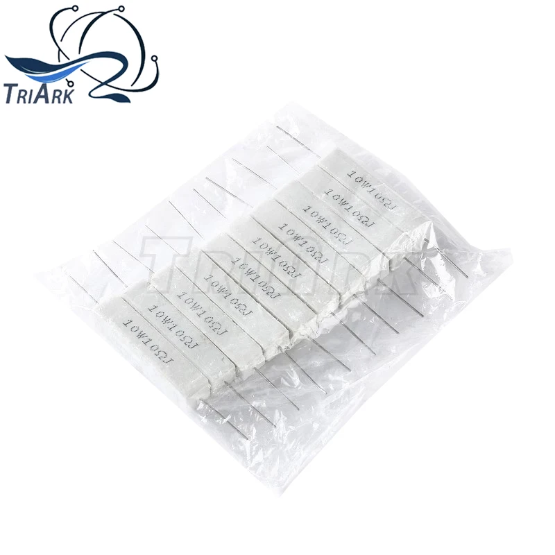 5PCS 10W 5% Cement Resistor Power Resistance 0.1 ~ 10K 0.1R 0.5R 10R 50R 0.22 0.33 0.5 1 2 5 8 10 15 20 25 30 100 1K 2K 3K ohm