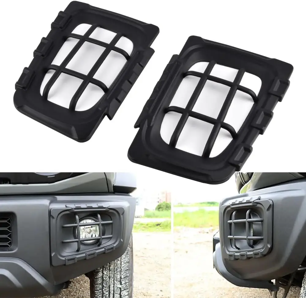

for Suzuki Jimny JB64W JB74W Front Fog Light Covers FogLight Guards Trim Fog Lamp Cover 2019-2024 Car Exterior Accessories