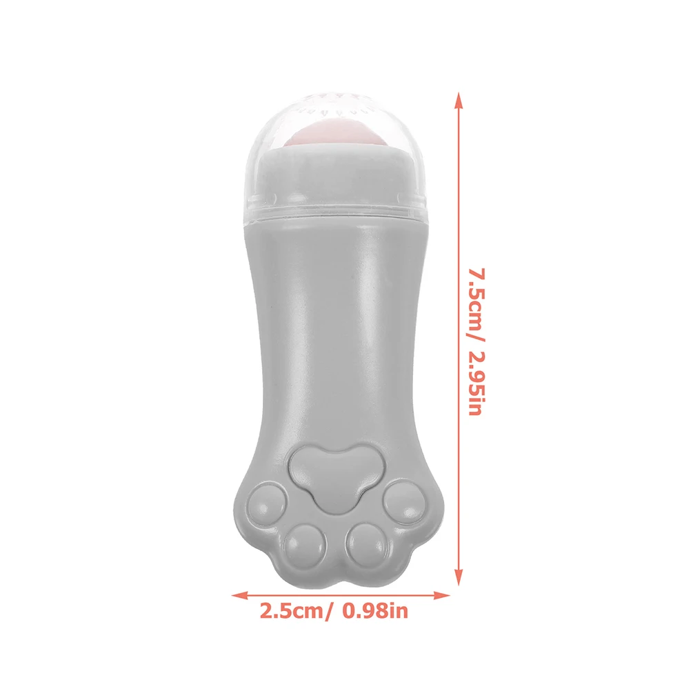 2 stks Kat Poot Gezichtsmassage Rollen Draagbare Gezichtsroller Voor Vrouwen Huidverzorging Tool Duurzaam Gezichtsgereedschap Massage Wallen Roller