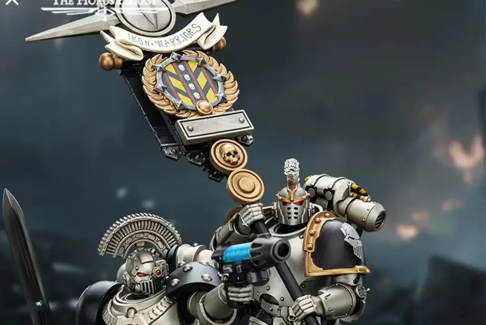 

【MT】Pre-sale JOYTOY Warhammer 40K Iron Warriors MKVI Tactical Sergeant Command Squad Chosen 2PCS 1/18 Action Figure Toy