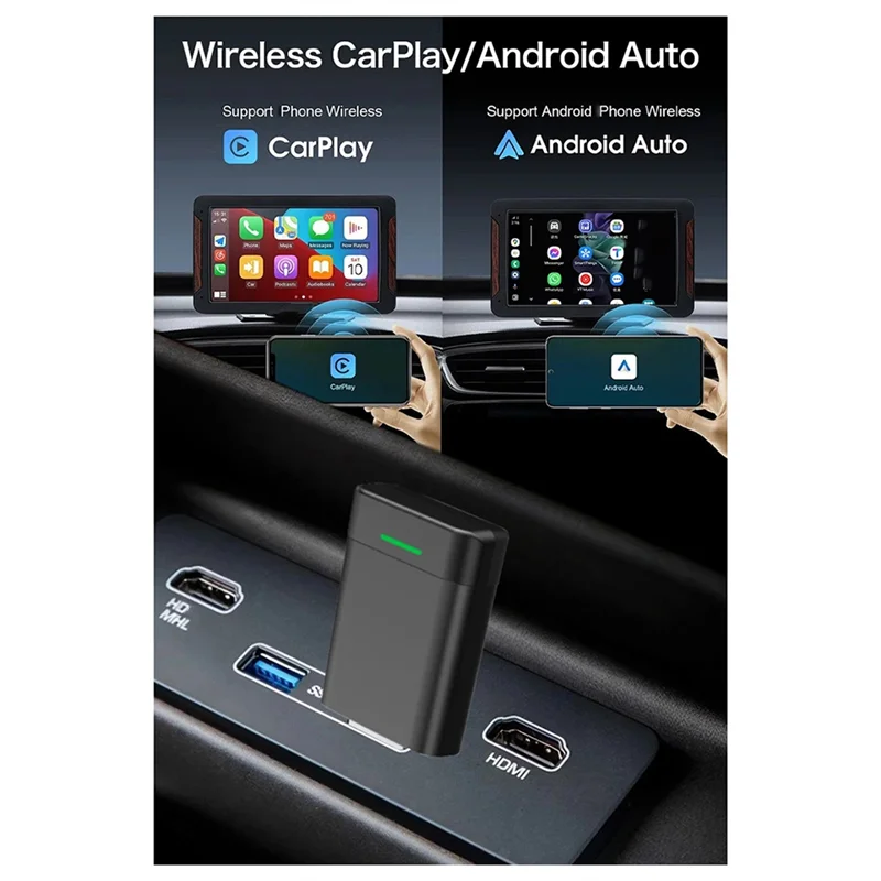 Wireless Carplay Android Car Adapter Auto In-Car Interconnection Box For  Toyota