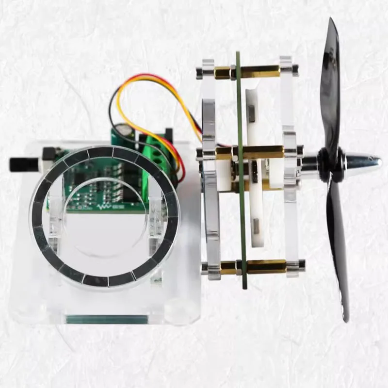 Ultra-Thin Coreless Brushless Motor PCB Coil Motor-High-Speed, Silent, Magnetic Detachable - Tech Gadget/Desk Toy (5-12V)