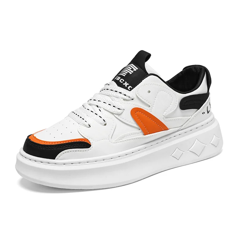 Heren Sneakers Casual Schoenen Heren Veter Platform Loopschoenen Tennistrainer Schoenen Voor Heren Outdoor Mannen Dikke Bodem Skate Schoen