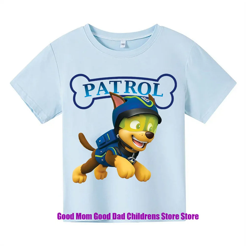 PAW Patrol Summer Childrens Wear Boys' And Girls't-shirts Single Cartoon Printed Children's Sportswear Jackets baby Clothes