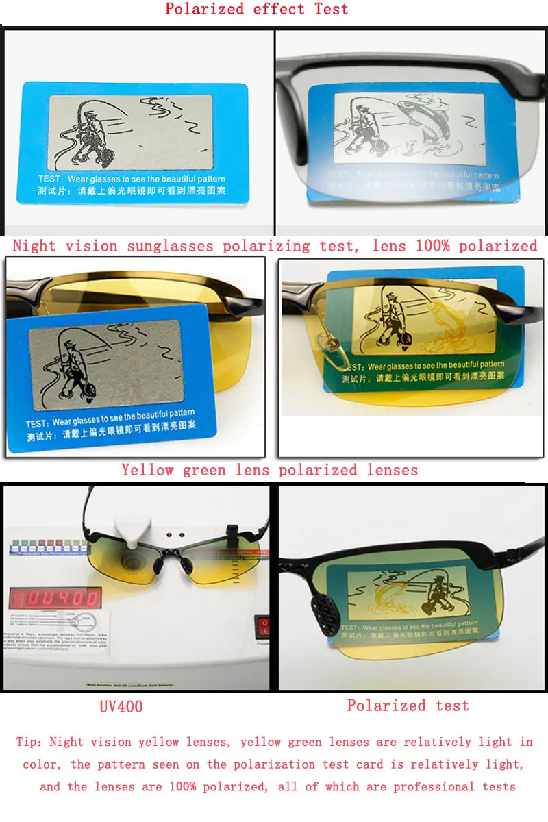 Klassische Herren Polarisierte Sonnenbrille Photochrome Fahren Männlich Ändern Farbverlauf Sonnenbrille Tag Nacht Vision Fahrer Brillen – Detail 1